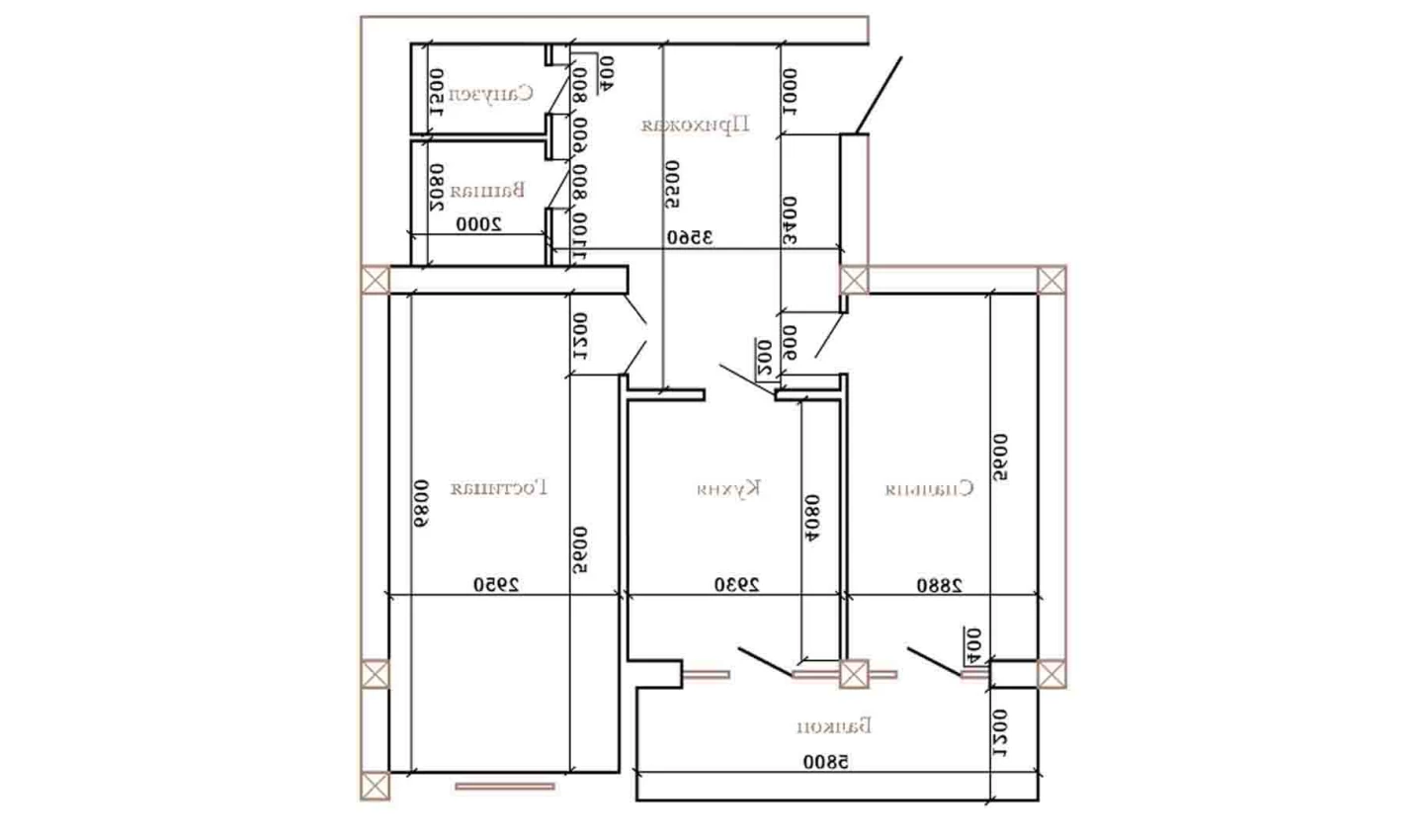 2-комн. квартира 97.15 м²  6/10 этаж | Жилой комплекс AZAMATOV GROUP