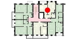 1-xonali xonadon 47.76 m²  7/9 qavat | SHARQ Turar-joy majmuasi