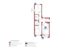 3-xonali xonadon 68.37 m² 4/9 qavat | BI Sad'O Turar-joy majmuasi 3-xonali xonadon 68.37 m² 4/9 qavat | BI Sad'O Turar-joy majmuasi