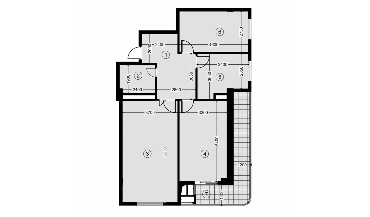 4-комн. квартира 92.4 м²  12/12 этаж | Жилой комплекс NAVRUZ GROUP