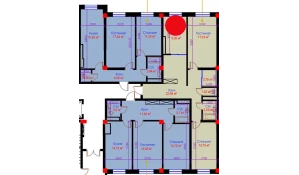 2-комн. квартира 71.07 м²  10/10 этаж | Жилой комплекс Ko'kcha-Oqtepa