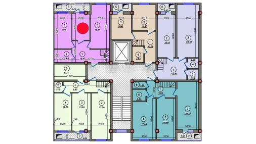 1-комнатная квартира 60.31 м²  10/10 этаж | Жилой комплекс Qibray City