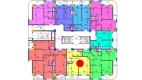 2-xonali xonadon 52.6 m²  7/12 qavat | SOKIN SOHIL Turar-joy majmuasi
