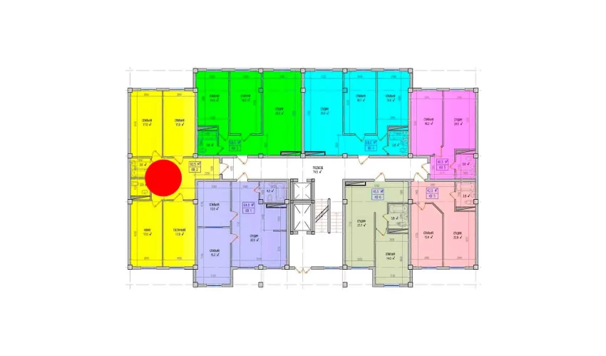 5-комнатная квартира 92.5 м²  1/9 этаж | Жилой комплекс Yuksalish Nurafshon