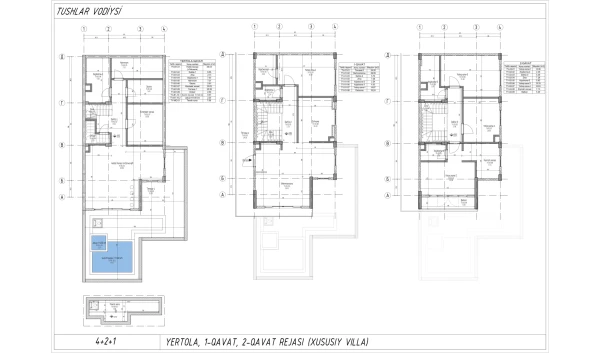 7-комнатная квартира 241.65 м²  1/1 этаж | Жилой комплекс TUSHLAR VODIYSI
