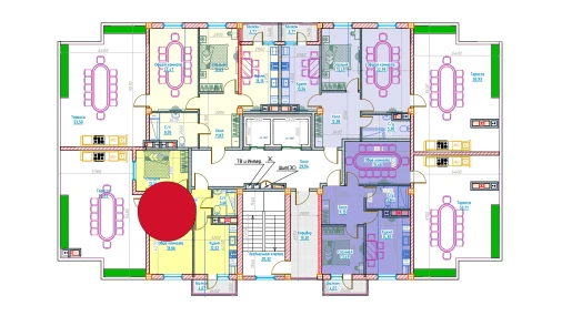 2-комнатная квартира 103.01 м²  13/13 этаж | Жилой комплекс Al-Qasr
