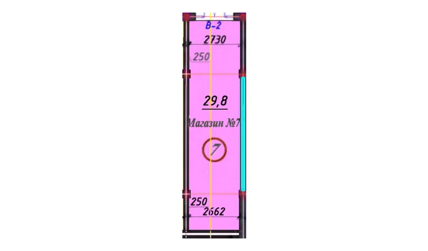 2-xonali xonadon 32.5 m²  1/9 qavat | SAMARQAND CITY Turar-joy majmuasi