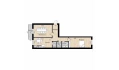 2-комн. квартира 84.5 м²  7/8 этаж | Жилой комплекс Mustaqillik Avenue