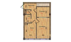 2-xonali xonadon 85.6 m²  1/6 qavat | MBG Turar-joy majmuasi