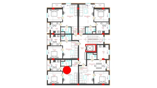 2-комнатная квартира 50.3 м²  8/12 этаж | Жилой комплекс CHINARA PARK