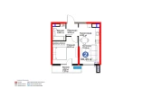 2-xonali xonadon 40.45 m² 7/16 qavat | BI SAN'AT Turar-joy majmuasi 2-xonali xonadon 40.45 m² 7/16 qavat | BI SAN'AT Turar-joy majmuasi