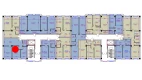 2-xonali xonadon 66.32 m²  10/10 qavat | Ko'kcha-Oqtepa Turar-joy majmuasi