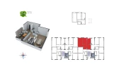 2-комн. квартира 66.9 м²  3/9 этаж | Жилой комплекс Uchtepa Avenue