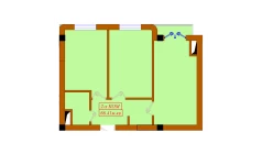 2-xonali xonadon 63.1 m²  9/10 qavat | Aviasozlar Plaza Turar-joy majmuasi