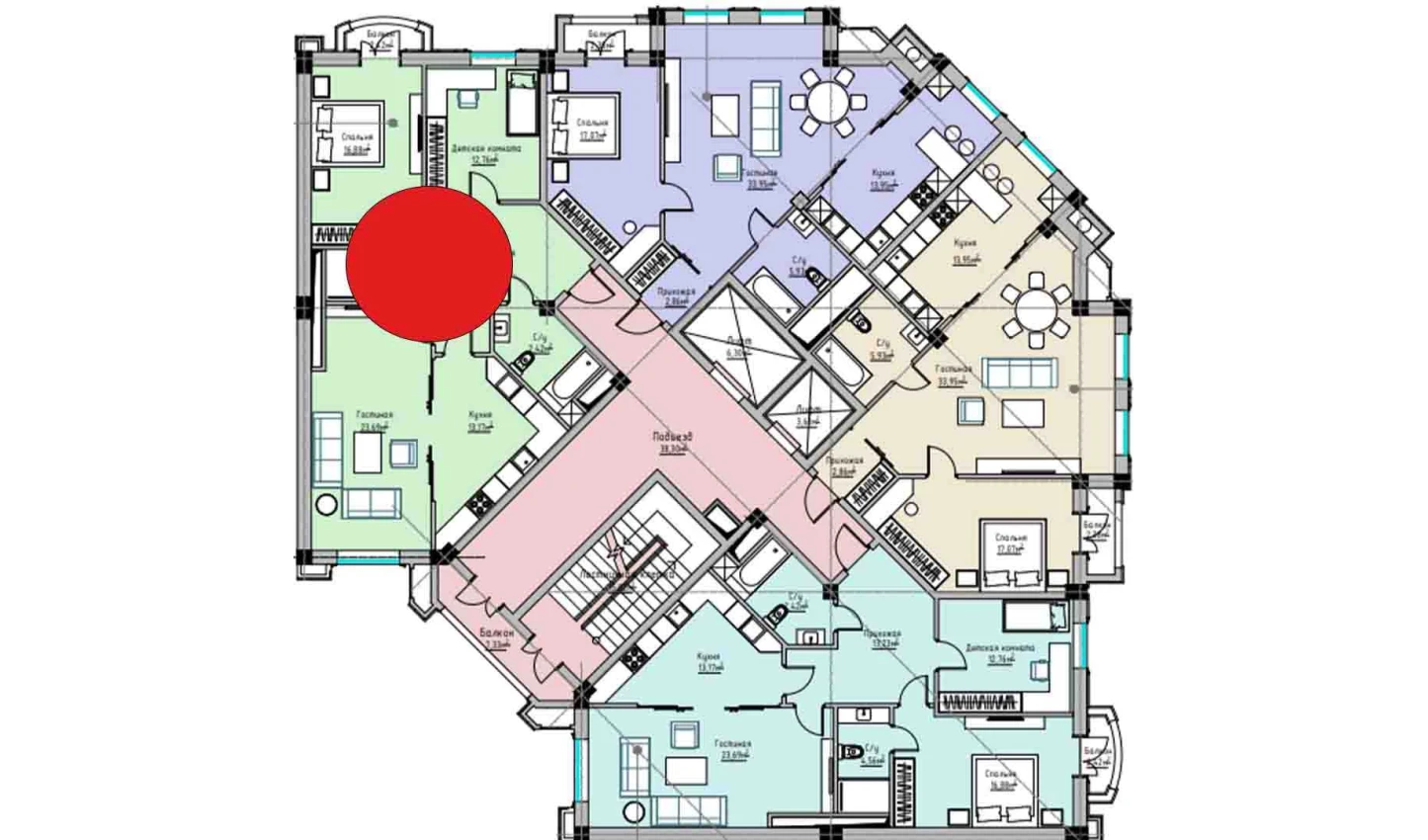 3-комн. квартира 96.48 м² 3/13 этаж | Жилой комплекс NEW AVENUE estates 3-комн. квартира 96.48 м² 3/13 этаж | Жилой комплекс NEW AVENUE estates