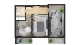 2-комн. квартира 52.7 м²  6/16 этаж | Жилой комплекс TRINITY