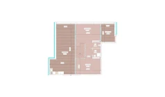 3-xonali xonadon 101.46 m²  9/9 qavat | Aero Town Turar-joy majmuasi