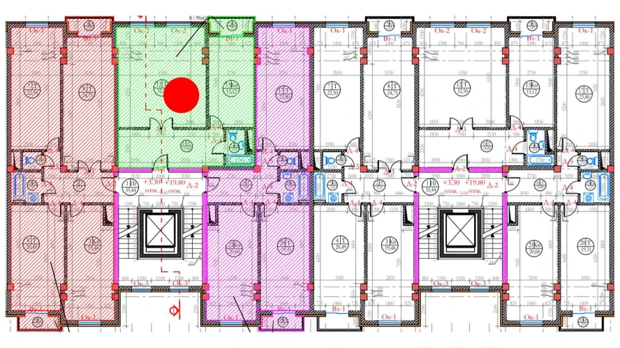 2-xonali xonadon 71.5 m² 3/8 qavat | Ziynat Capital Turar-joy majmuasi 2-xonali xonadon 71.5 m² 3/8 qavat | Ziynat Capital Turar-joy majmuasi