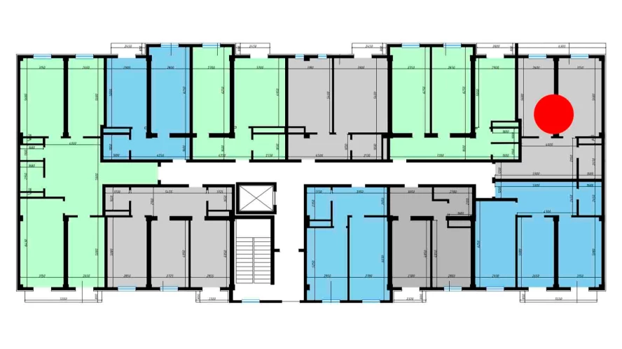 1-комн. квартира 50.7 м²  5/10 этаж | Жилой комплекс Ko'kcha-Oqtepa