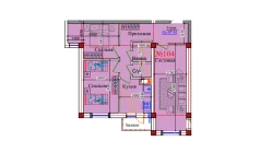 3-комн. квартира 87.45 м²  7/9 этаж | Жилой комплекс ZAR ZAMONAVIY UYLAR