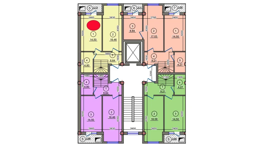 1-комн. квартира 48.35 м² 9/10 этаж | Жилой комплекс Qibray City 1-комн. квартира 48.35 м² 9/10 этаж | Жилой комплекс Qibray City