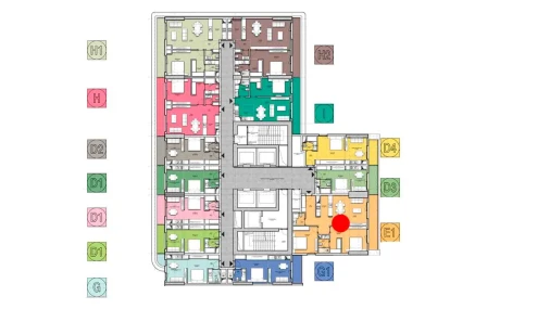 3-xonali xonadon 97.44 m²  5/19 qavat | Resim Taşkent Turar-joy majmuasi