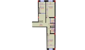 2-комн. квартира 71.07 м²  10/10 этаж | Жилой комплекс Ko'kcha-Oqtepa