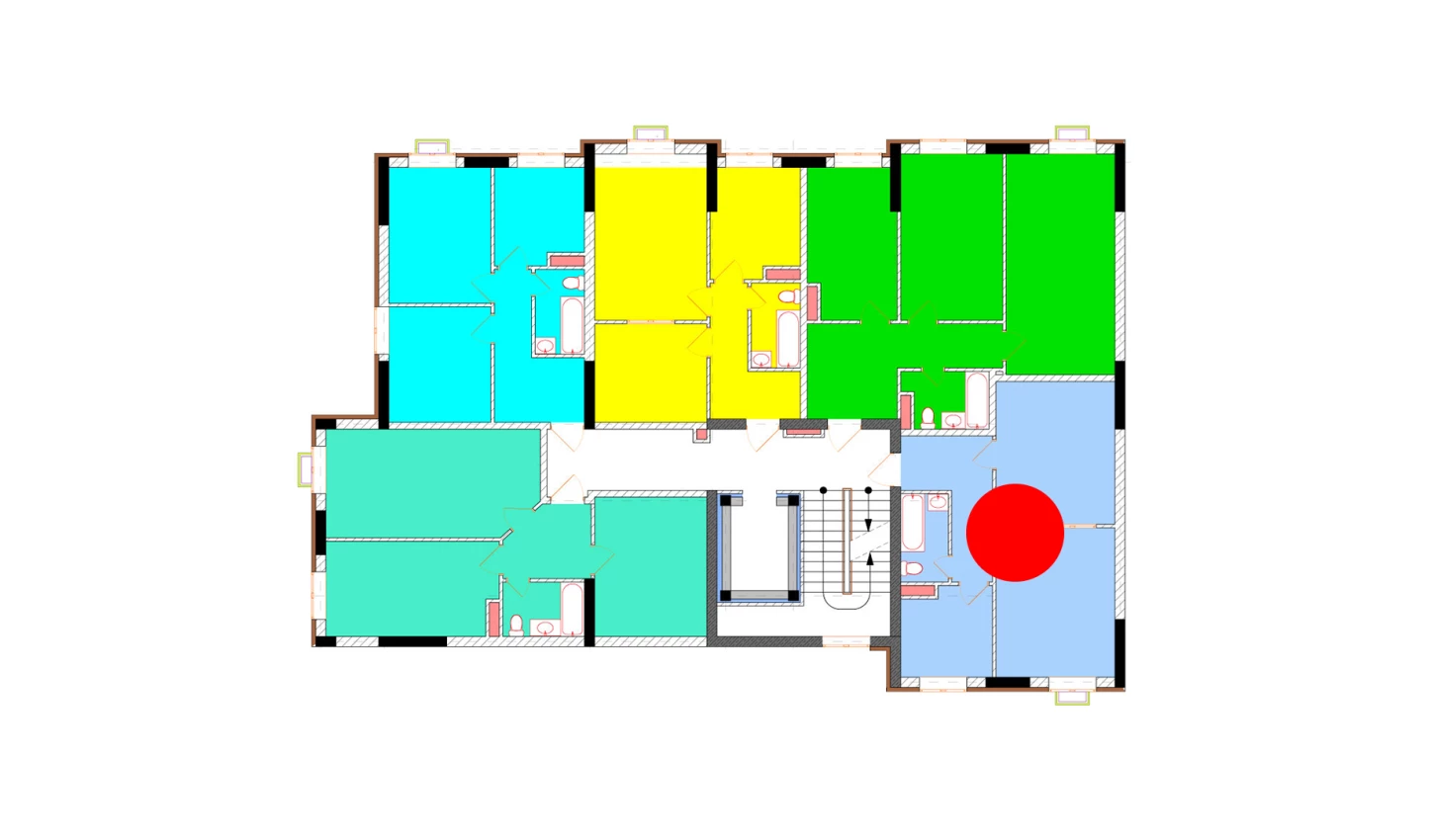 2-комн. квартира 50 м²  5/9 этаж | Жилой комплекс Uchtepa Avenue