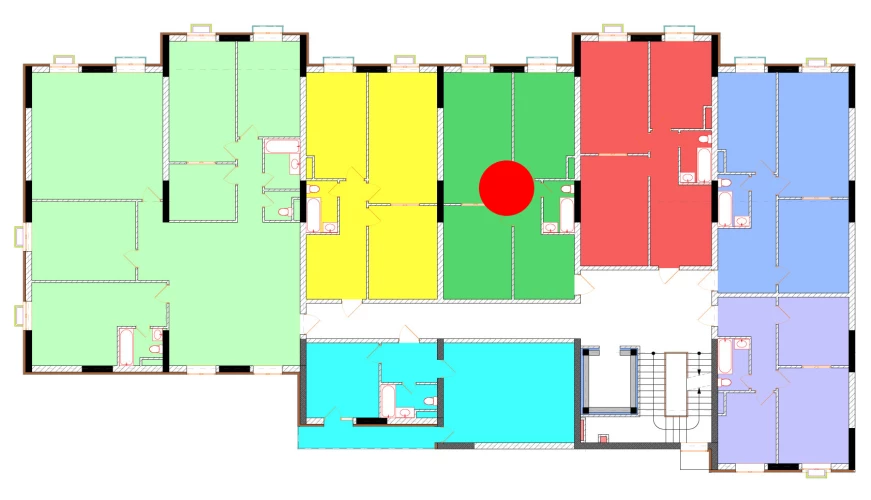 2-комн. квартира 68.7 м²  4/9 этаж | Жилой комплекс Uchtepa Avenue
