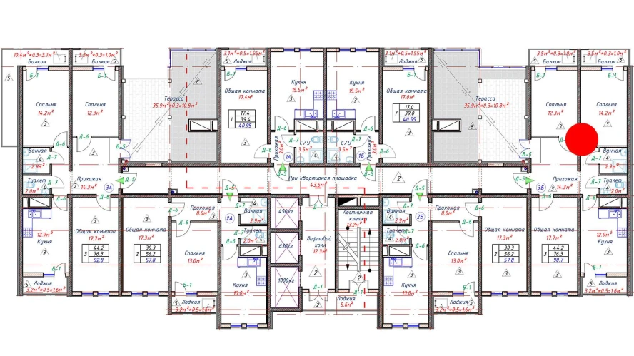 3-xonali xonadon 90.7 m² 16/16 qavat | TRINITY Turar-joy majmuasi 3-xonali xonadon 90.7 m² 16/16 qavat | TRINITY Turar-joy majmuasi