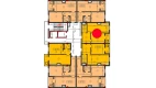 1-xonali xonadon 53 m²  7/12 qavat | Sokin hayot Turar-joy majmuasi