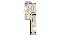 2-комн. квартира 90.4 м²  7/8 этаж | Жилой комплекс Mustaqillik Avenue