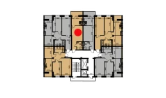 1-комн. квартира 29.24 м²  8/10 этаж | Жилой комплекс YANGIOBOD RESIDENCE