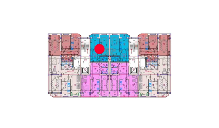 1-комнатная квартира 61 м²  3/10 этаж | Жилой комплекс AZAMATOV GROUP