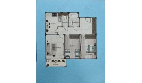 3-комн. квартира 71.2 м²  1/11 этаж | Жилой комплекс TANG SAROY