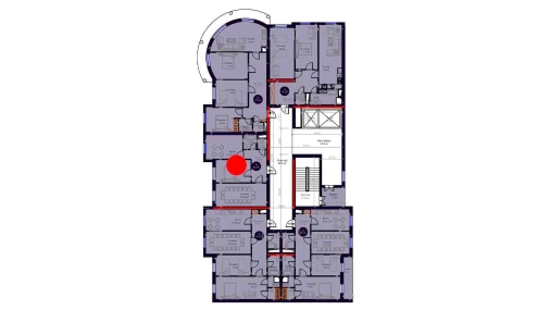 2-xonali xonadon 65.5 m²  3/14 qavat | Zamin Urgut Turar-joy majmuasi