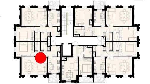 2-комнатная квартира 60.62 м²  5/9 этаж | Жилой комплекс SHARQ