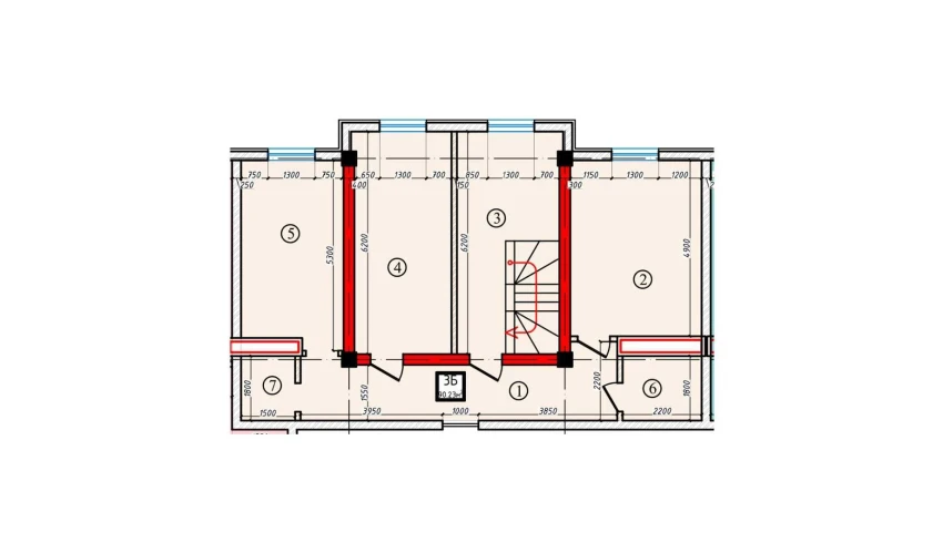 3-комнатная квартира 90.23 м²  1/10 этаж | Жилой комплекс Ko'kcha-Oqtepa