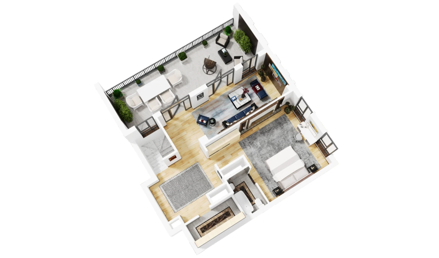3-xonali xonadon 188.3 m²  16/16 qavat | Musaffo Turar-joy majmuasi