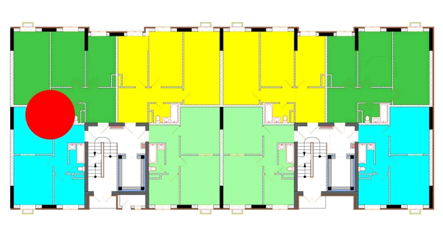 2-xonali xonadon 50 m²  1/9 qavat | Uchtepa Avenue Turar-joy majmuasi