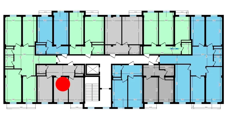 2-комн. квартира 61.2 м²  3/10 этаж | Жилой комплекс Ko'kcha-Oqtepa