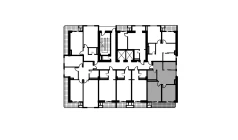 3-xonali xonadon 72.1 m²  3/12 qavat | NAVRUZ GROUP Turar-joy majmuasi