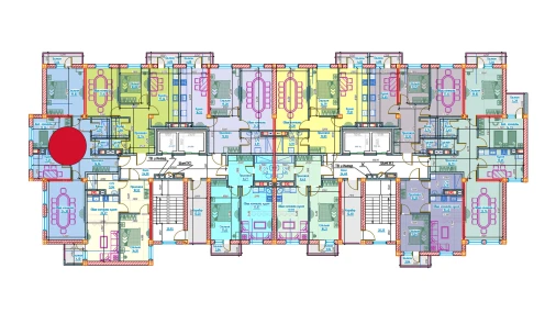 3-xonali xonadon 89.82 m²  10/13 qavat | Al-Qasr Turar-joy majmuasi