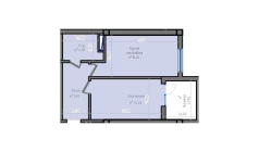 1-комн. квартира 52.6 м²  5/13 этаж | Жилой комплекс ORZU SAROYI