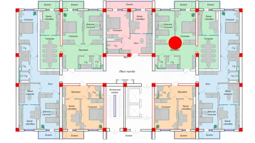 3-комнатная квартира 81.56 м²  11/12 этаж | Жилой комплекс SERGELI CITY