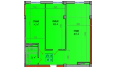 3-комн. квартира 67 м² 2/9 этаж | Жилой комплекс Yuksalish Nurafshon 3-комн. квартира 67 м² 2/9 этаж | Жилой комплекс Yuksalish Nurafshon