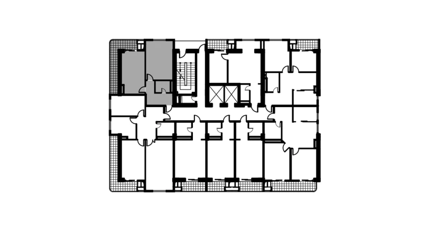 2-xonali xonadon 60.9 m²  3/12 qavat | NAVRUZ GROUP Turar-joy majmuasi
