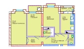 3-комн. квартира 75.82 м²  5/10 этаж | Жилой комплекс Samarqand Park Avenue