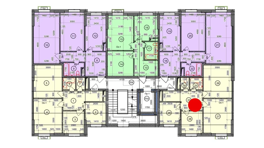 3-xonali xonadon 63.6 m²  9/9 qavat | Uchtepa Avenue Turar-joy majmuasi