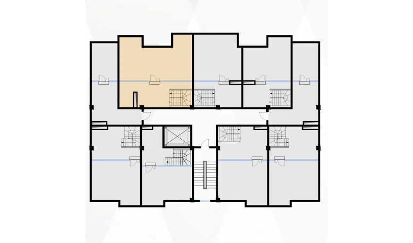 3-комнатная квартира 124.86 м²  7/7 этаж | Жилой комплекс Bochka Resort